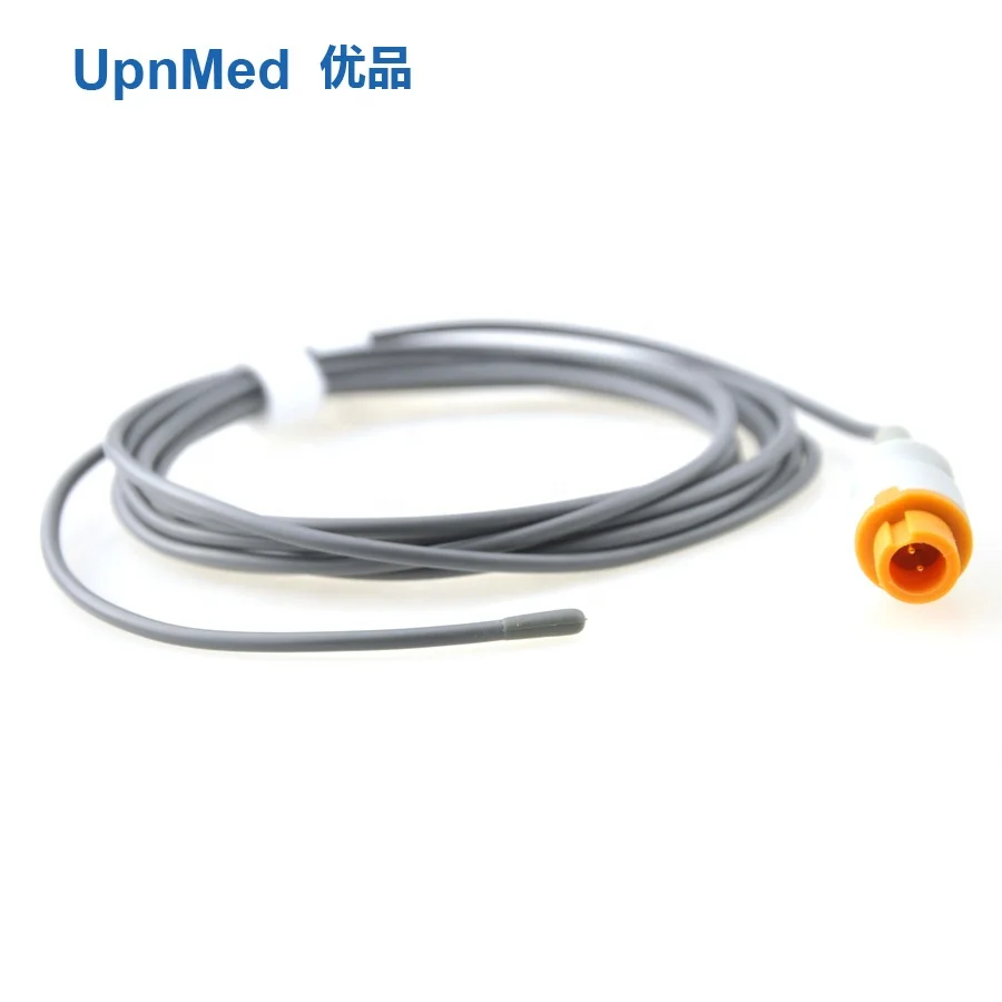 Mindray T5/T8 temperature probe,adult skin-surface,round 2-pin