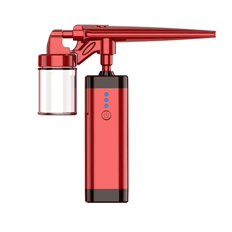 Airbrush Kit Air Brush Paint Spray Gun for Nail Art Tattoo Cake Hair Salon Beauty Tool Mini Air Compressor Kit