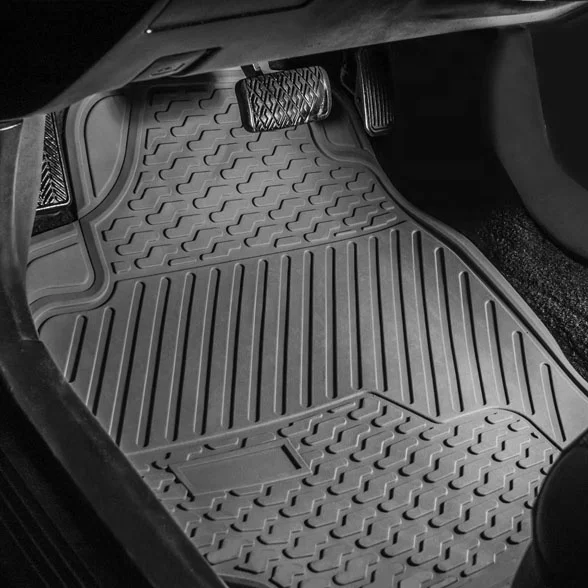 3 шт./компл. универсальные автомобильные коврики из ПВХ аксессуары для салона автомобиля 4 шт. резиновые водонепроницаемые