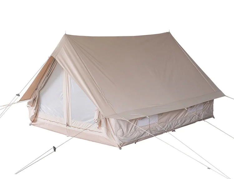 Large Space Glamping Family Mini House Canvas Tent for Kids