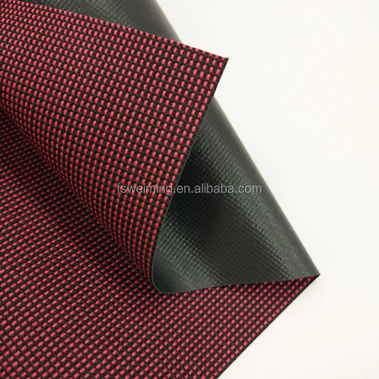 two tone fabric with pvc backing