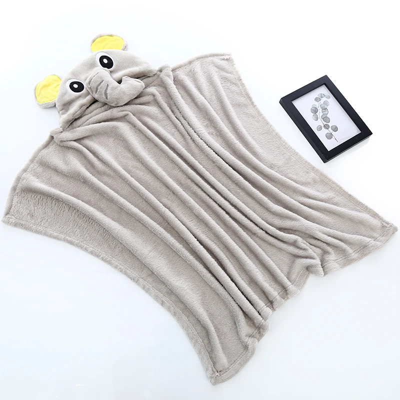 Stock Animal Baby Towel With Hooded Elephant Baby Hooded Towel