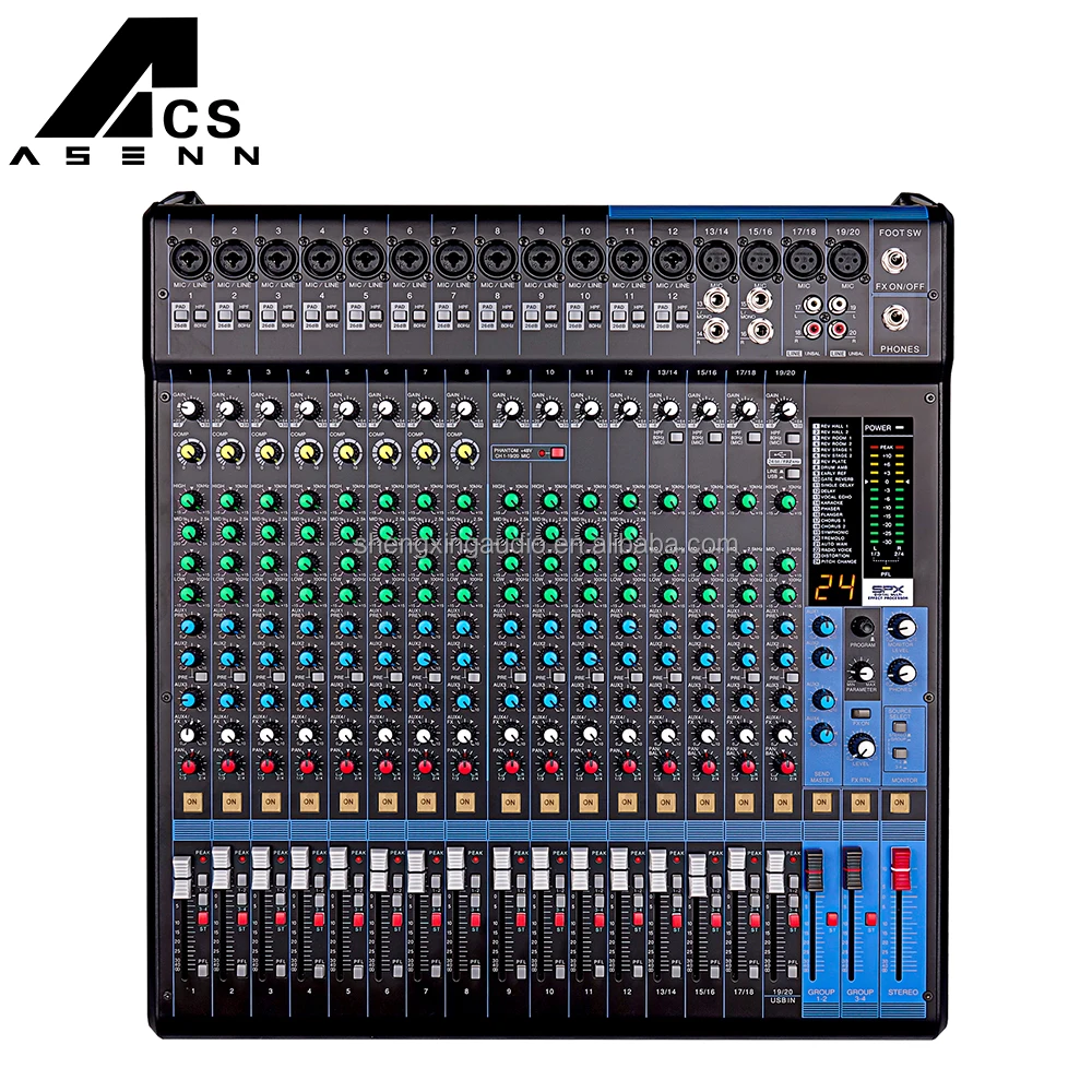 Профессиональный аудио микшер лидер продаж MG20XU высокое качество 20 каналов профессиональный цифровая аудиосистема