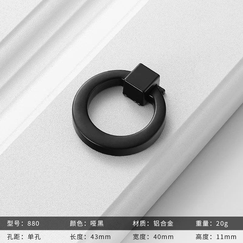 Manufacturer customized furniture hardware accessories American Style Vintage Black Color solid pulls handle for cabinet drawer