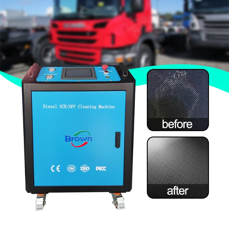 Support Customization Diesel Particulate Filter Cleaning Machine DPF Cleaner BR-SCR-B02 Rated Power 14Kw