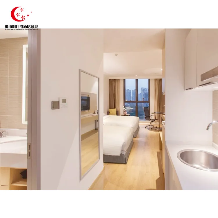  Foshan фанера для коммерческих квартир спальный комплект мебель отеля