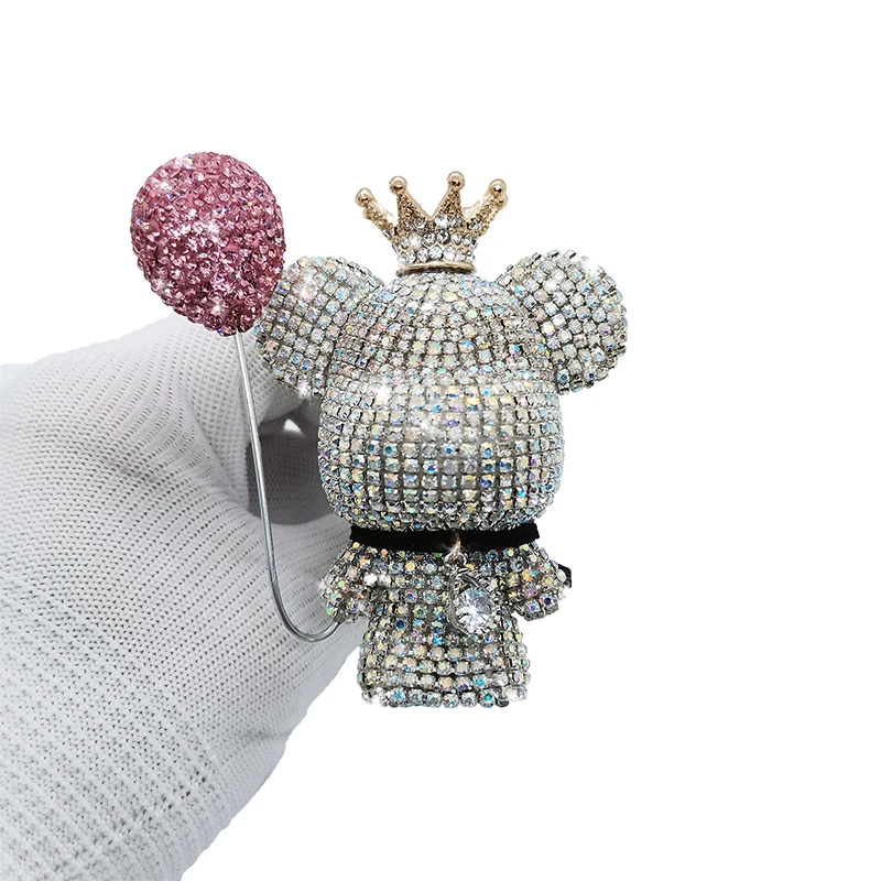 Cute Bear Personalised Vehicle Scented Car Air Freshener Gift Cartoon Diffuser Perfume Vent Clip Car Accessories Air Freshener