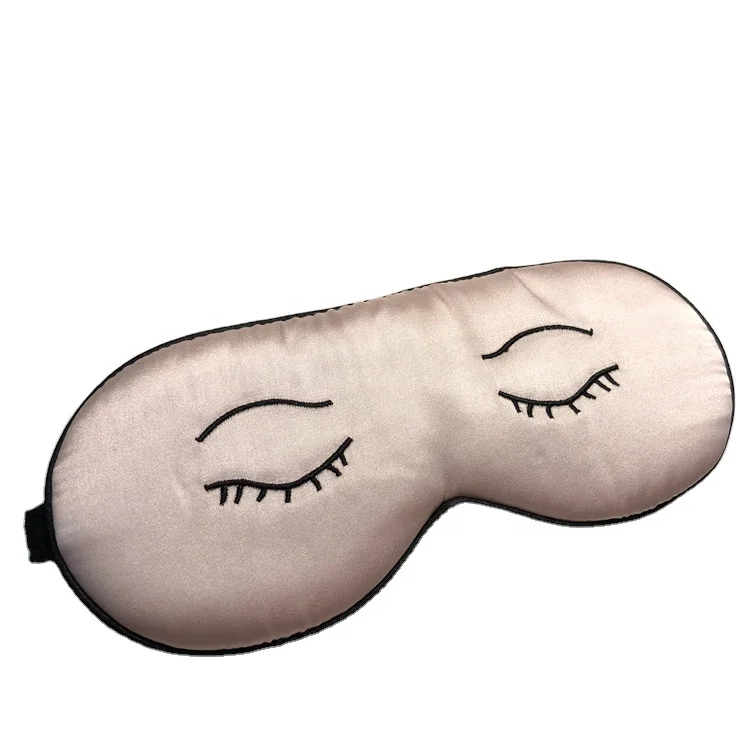 Женские маски для глаз из натурального шелка, тени для глаз с регулируемым ремешком, Ночные маски для сна