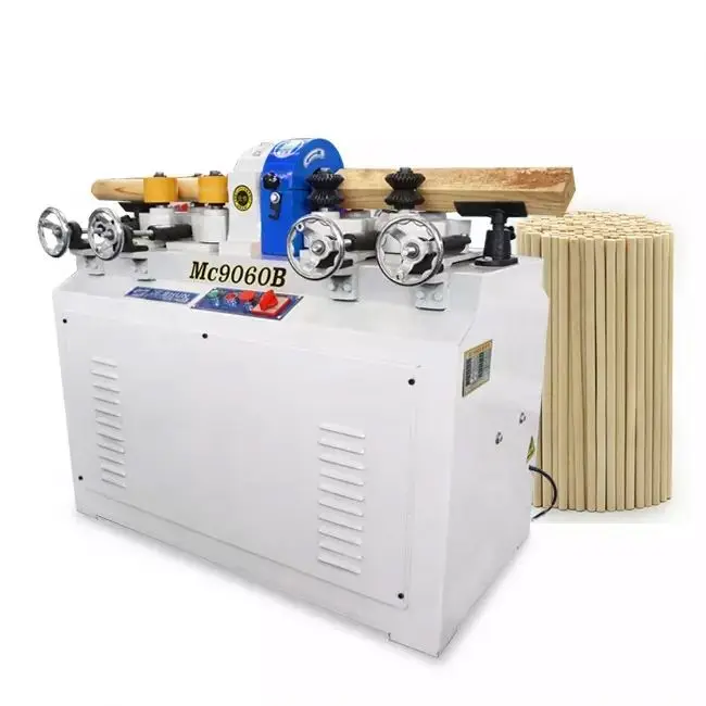 Discount Wooden Broom Hammer Pole Stick Molding Making machine/Wooden Broom Maker Machine/Wood Round Broom Handle Stick Machine