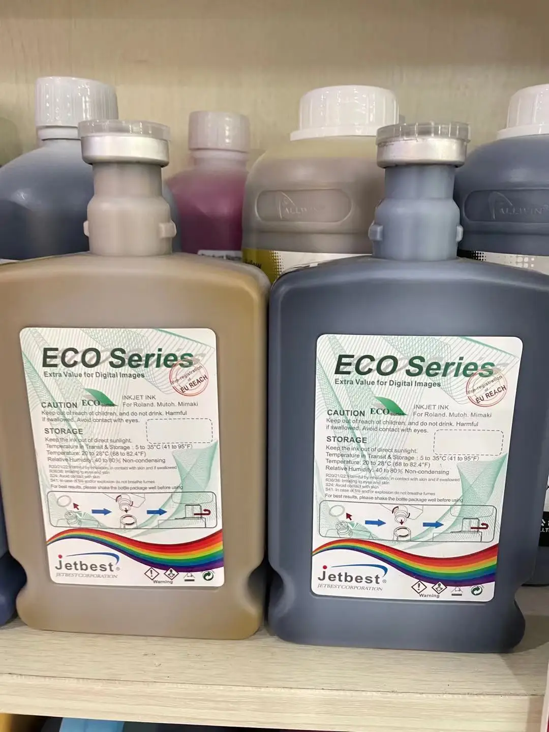 500ml High Quality Jetbest Eco Solvent Max ESL3 Ink for Ro- land BN-20/RE-640/RS-540/RS-640/SP-300i/ SP-540i/ VP-300i/ VP-540i