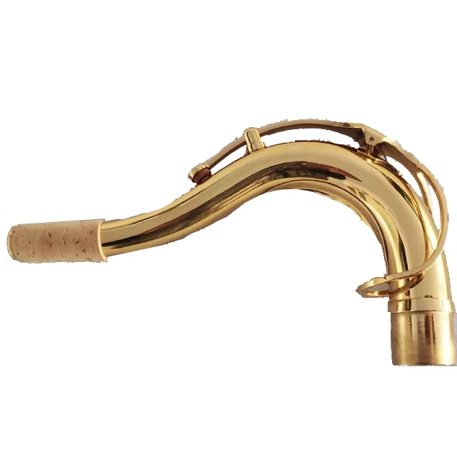 saxophone curved neck tenor saxophone lead copper plating gold