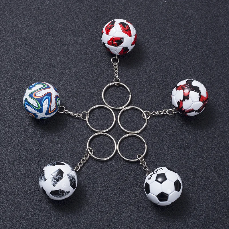 Hot sell Football Souvenir Key Chain Men Women Soccer Fans Keychain Bag Pendant Key Ring Boyfriend Gift Accessories