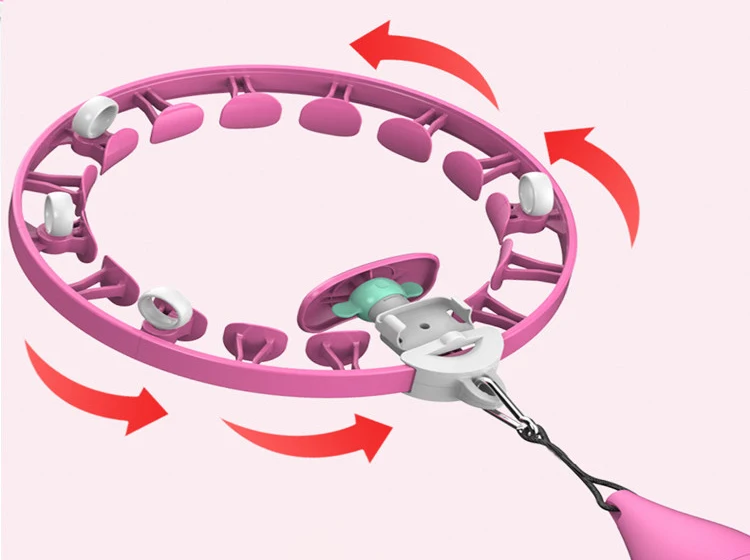 Wholesale Detachable Lightweight Adult Fitness Hoops Pilates Accessories Non-falling Smart Fitness Hoops