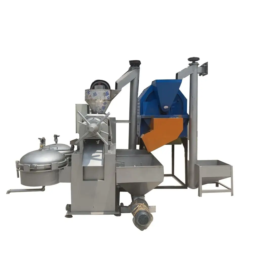 Hot and cold dual-use oil extractor machine price/peanut oil making machine price/soybean oil press