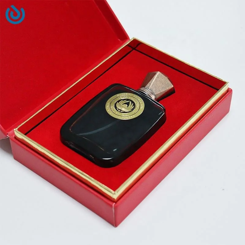 Luxury Elegant Perfume Bottle Packaging Organizer Storage Box Drawers Sliding Empty Gift Cardboard Tandem Box Drawer For Perfume