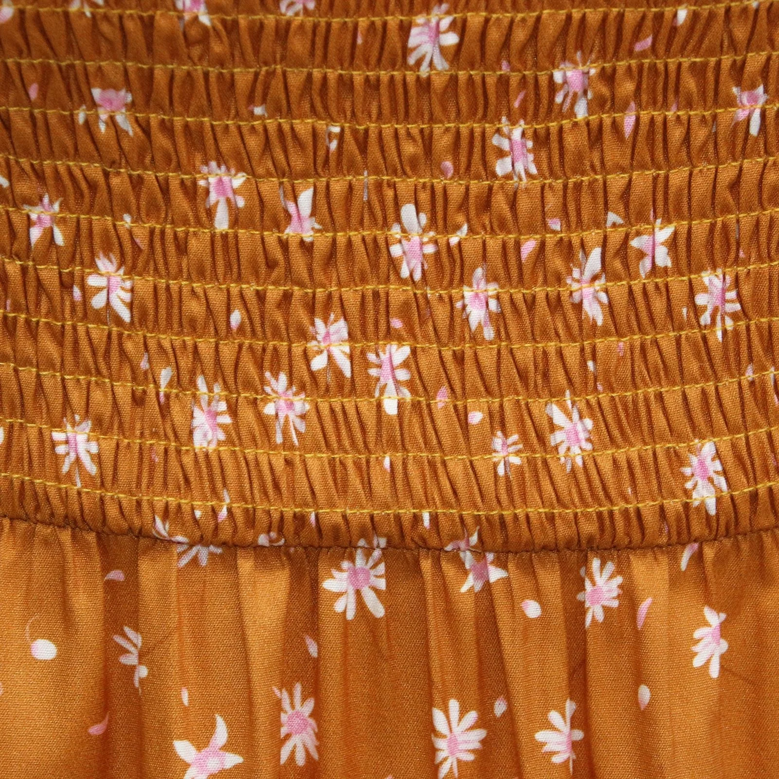 Women Boho Floral Print Square Neck Short Sleeve A Line Smocked Dress Flounce Shirred Ruffle Maternity Flowy Maxi Dress