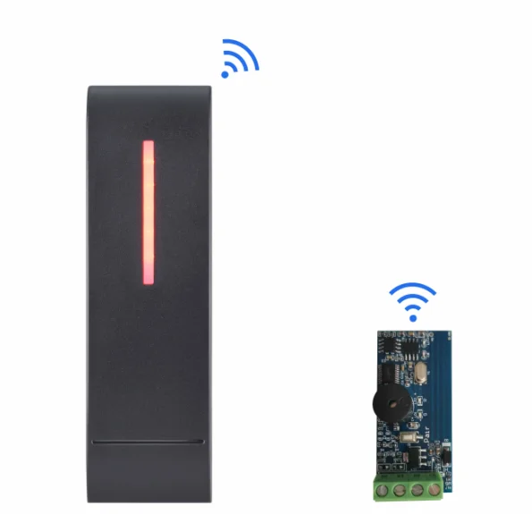 125KHZ Long distance Waterproof Access Control RFID tag reader Wiegand 26/34bit Wireless Smart Card Reader