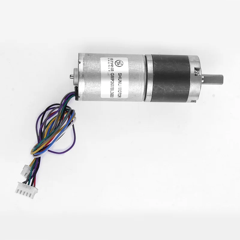 Micro planetary gear micro motor dia 36mm planetary gearbox with brushless motor with encoder high torque 8mm shaft