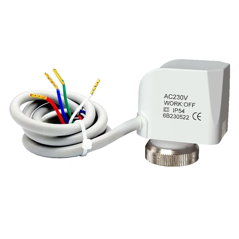 BAIYILUN 4 wire Waterproof under floor heating thermal actuator