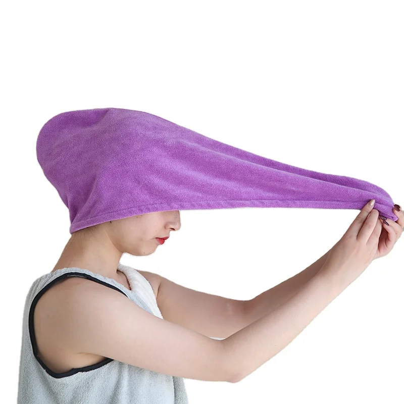 25*65cm gsm400 super soft,80%polyester20%polyamide  hair towel