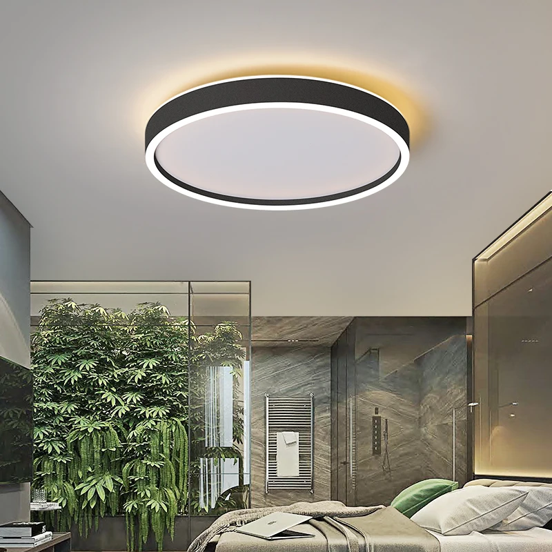 Modern Decoration bedroom lamp Warm White living room light Fashion Home Round Led Ceiling Light led ceiling lights fixtures