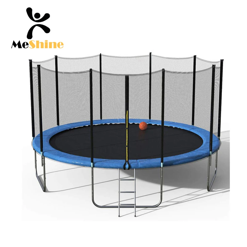 Батут для прыжков с защитной сеткой банджи для детей двойная защита с молнией и пряжкой батут круг для улицы