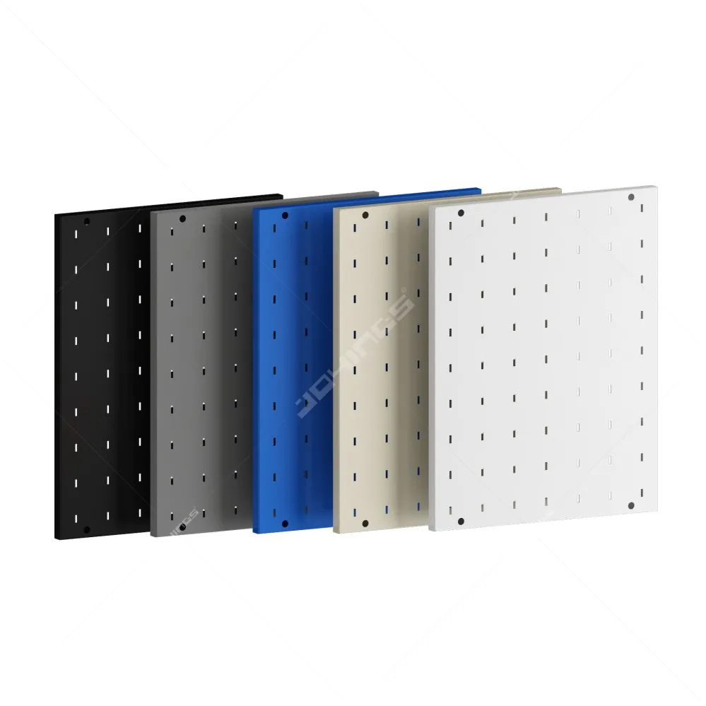 Laundry pegboard storage organizer Balcony pegboard organizer for home metal display pegboard with wood board