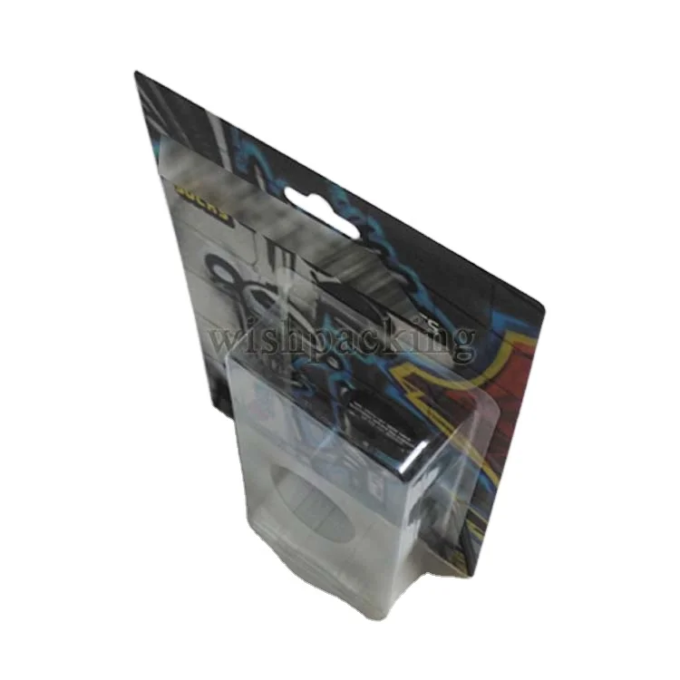 Clear Plastic Shell Blister Packaging Tray Transparent Euro Hanging Hole Standing Up Thick Back Card Luxury Paper Socks Box
