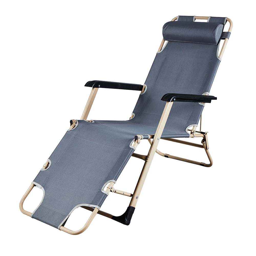 
Portable folding outdoor deck chair 