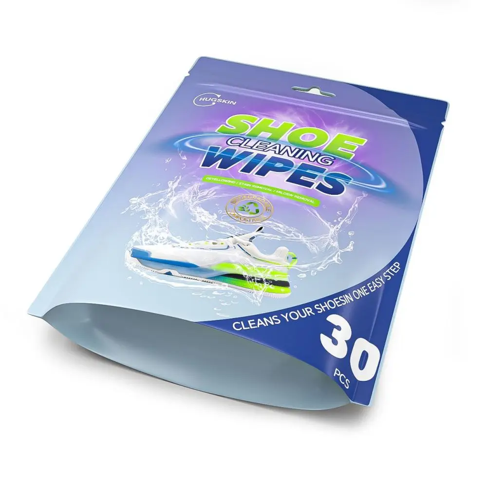 OEM ODM 30 pcs Strong Stain Removal Shoes Cleaning Wipes Sneaker Wipes Individually Wrapped