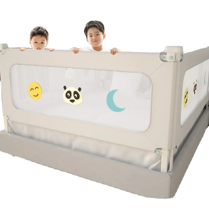
Hot Sale Stereoembroidery Safety Rail Bed Rail Adjustable Bed Rails For Toddlers 