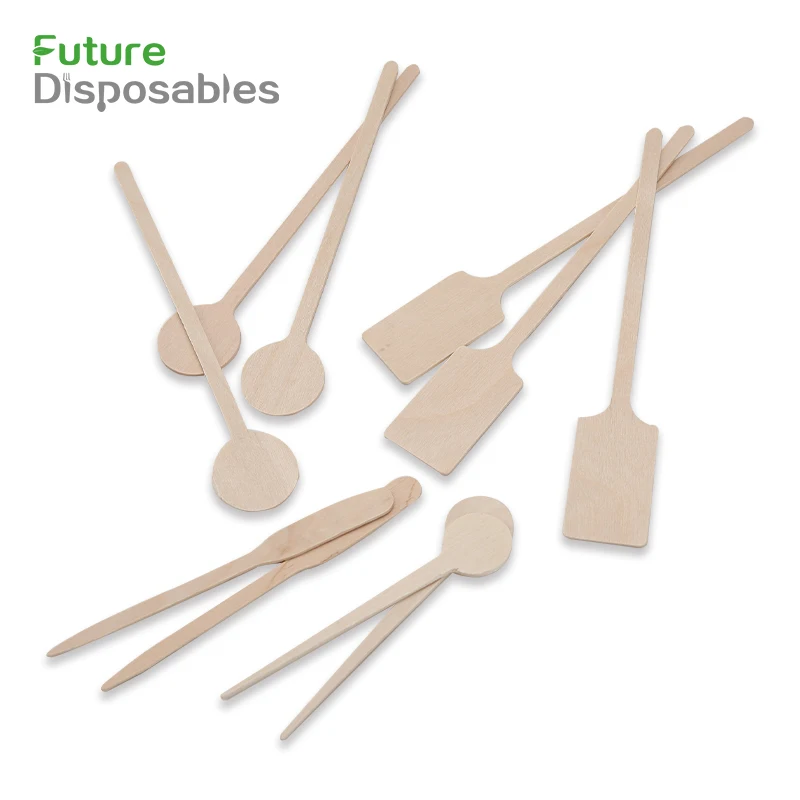 
china supply Disposable Bamboo /brich wood Coffee Sticks Stirrer 