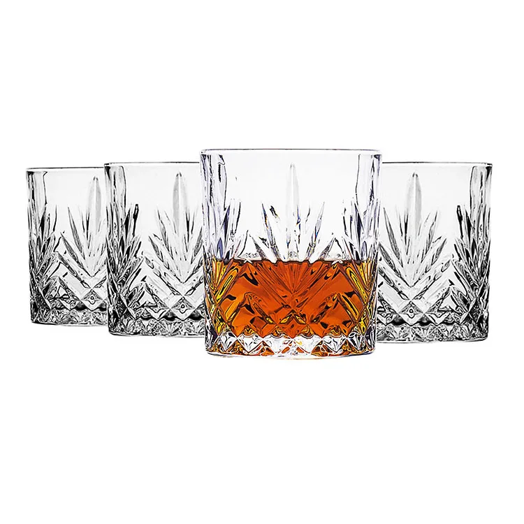 Paris Crystal Tumbler custom logo cup rock vintage glass ware bohemia crystal glass with LOW MOQ