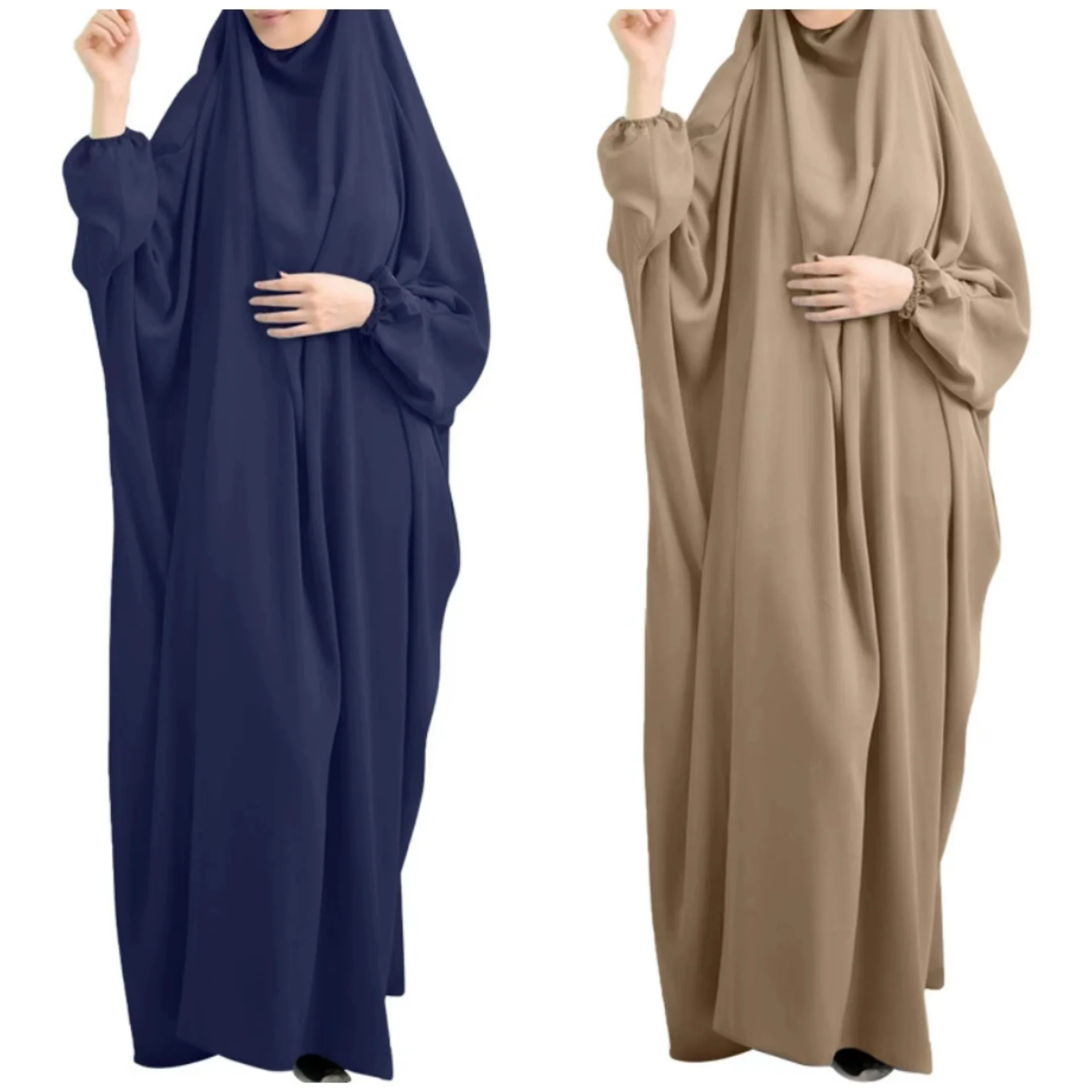 Women Traditional Muslim Islamic Clothing 2023 Long Full Cover Eid Prayer Lady Muslim Hijab Dress Abaya Women Muslim Dress Turke