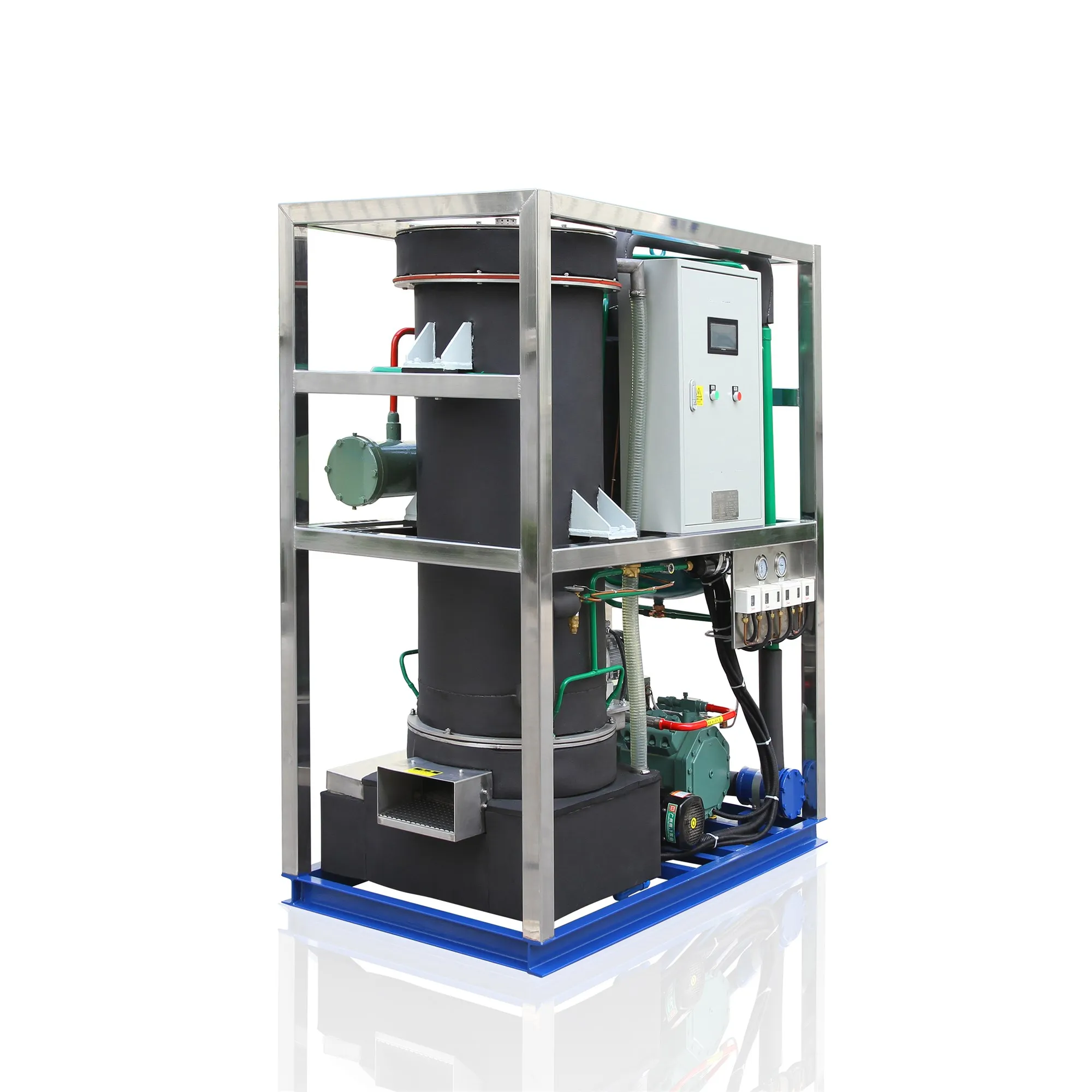 1 t flake ice machine 1 ton flake ice maker making machine for coffe shop