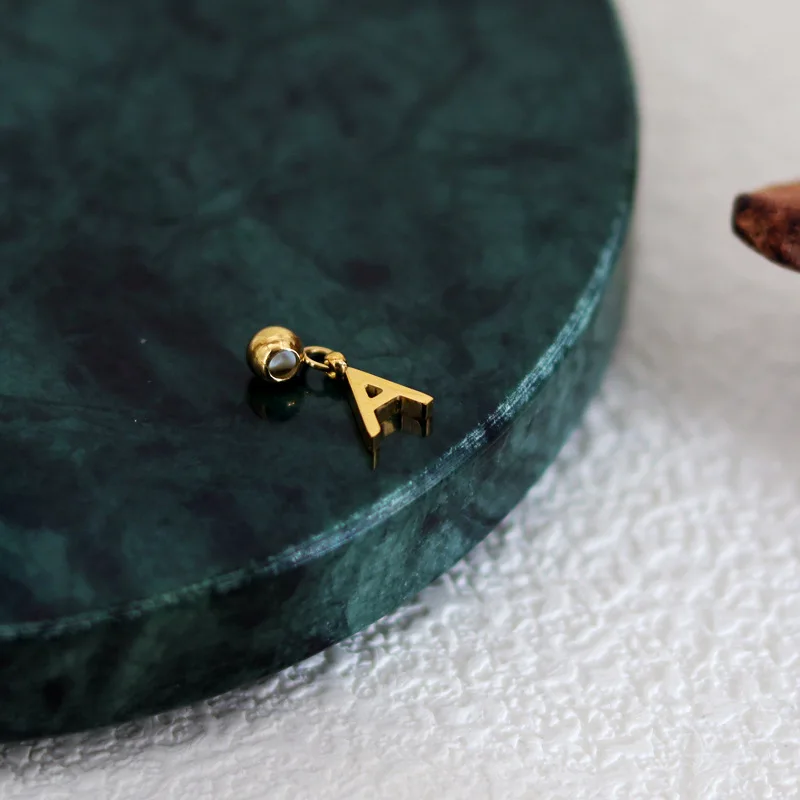 2024 Stainless Steel Cute Flower Butterfly Letter Number constellations Pendant for diy Necklace and Bracelet