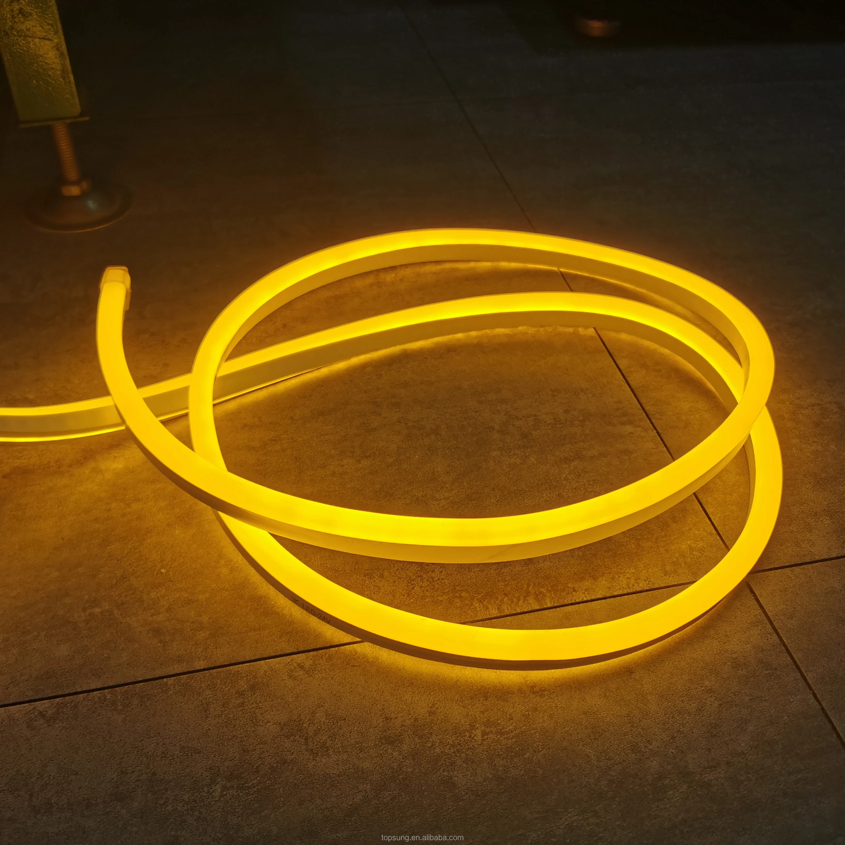 wholesale products low price flexible neon tube ip68 yellow factory custom cheap led neon rope light wifi strips
