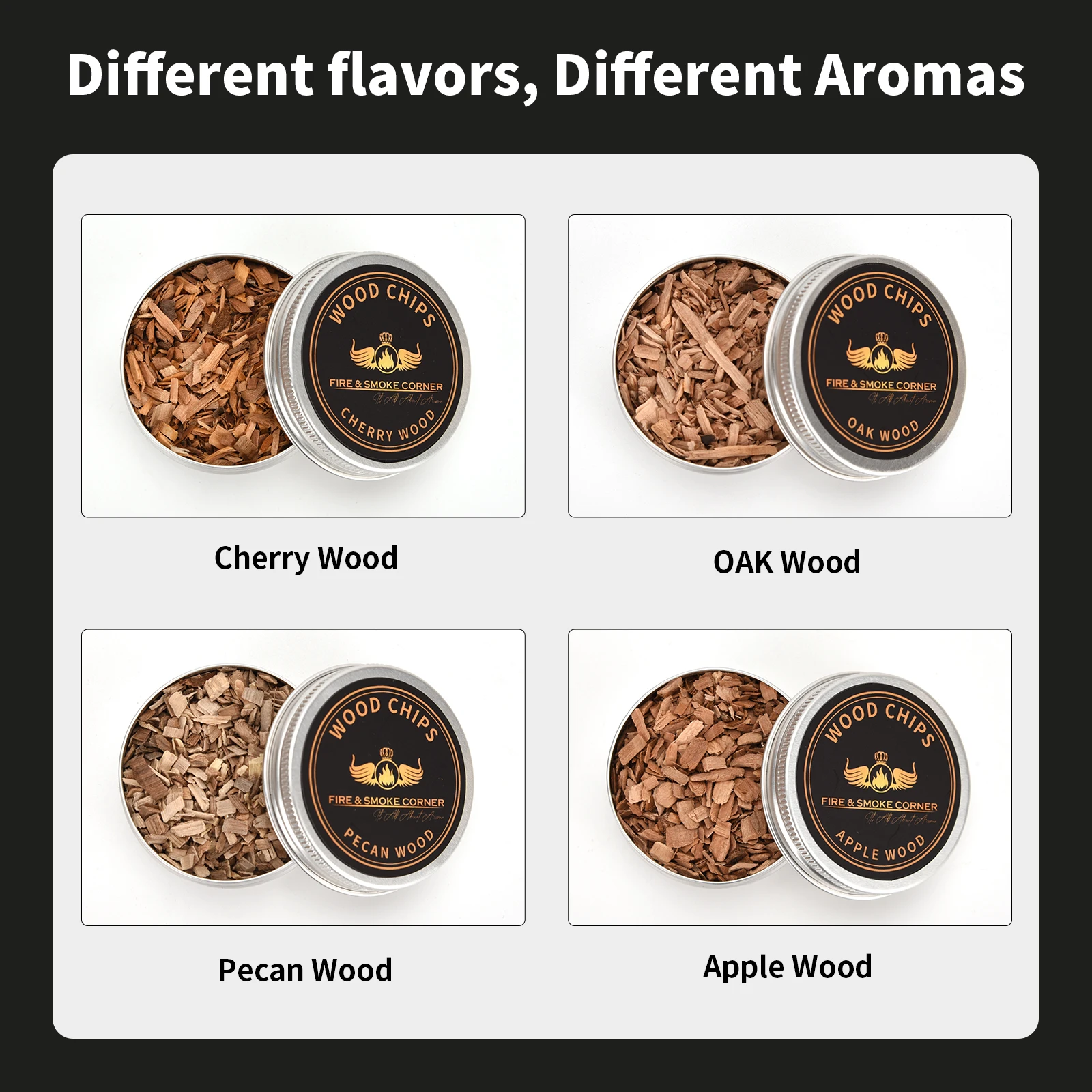 WEIBU Hot Selling bar Tools Cocktail Whiskey Wood Smoker Kit with Torch Old Fashion  Wood Smoker Gift Set for Father