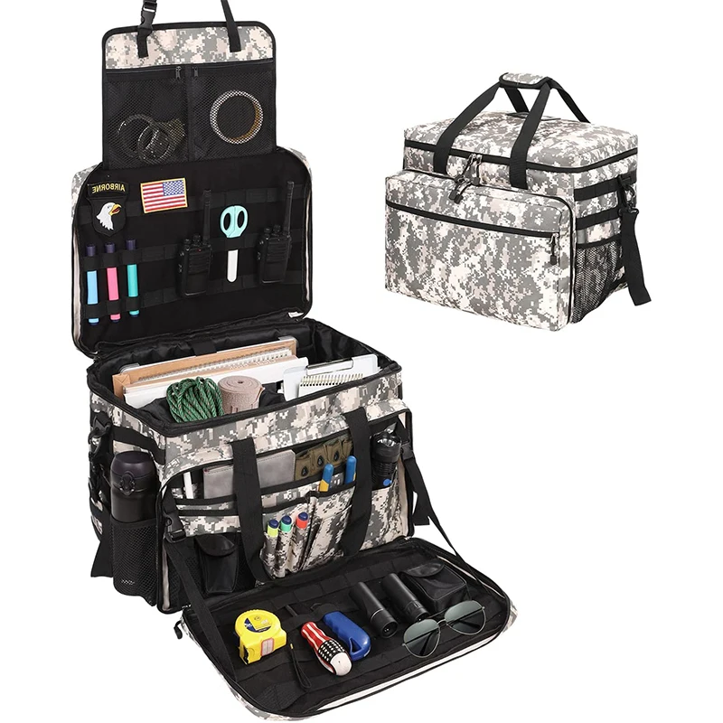 Фабрика BSCI, органайзер для переднего сиденья автомобиля, готовые сумки для снаряжения, тактическая сумка для патрулирования крыльев