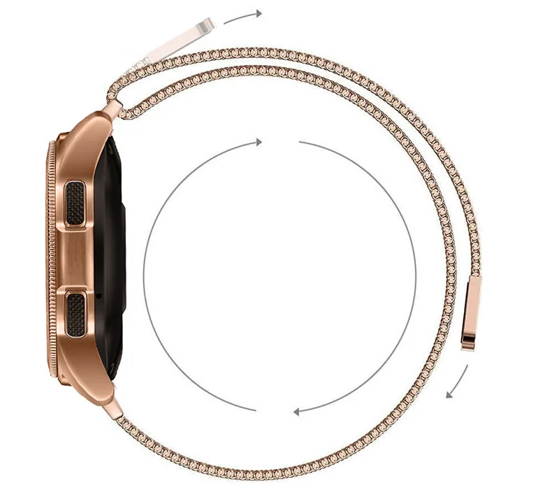 Stainless Steel Band Strap for Samsung Galaxy Watch 4 watch strap Magnet 42 46mm replacement Bracelet Style watch band