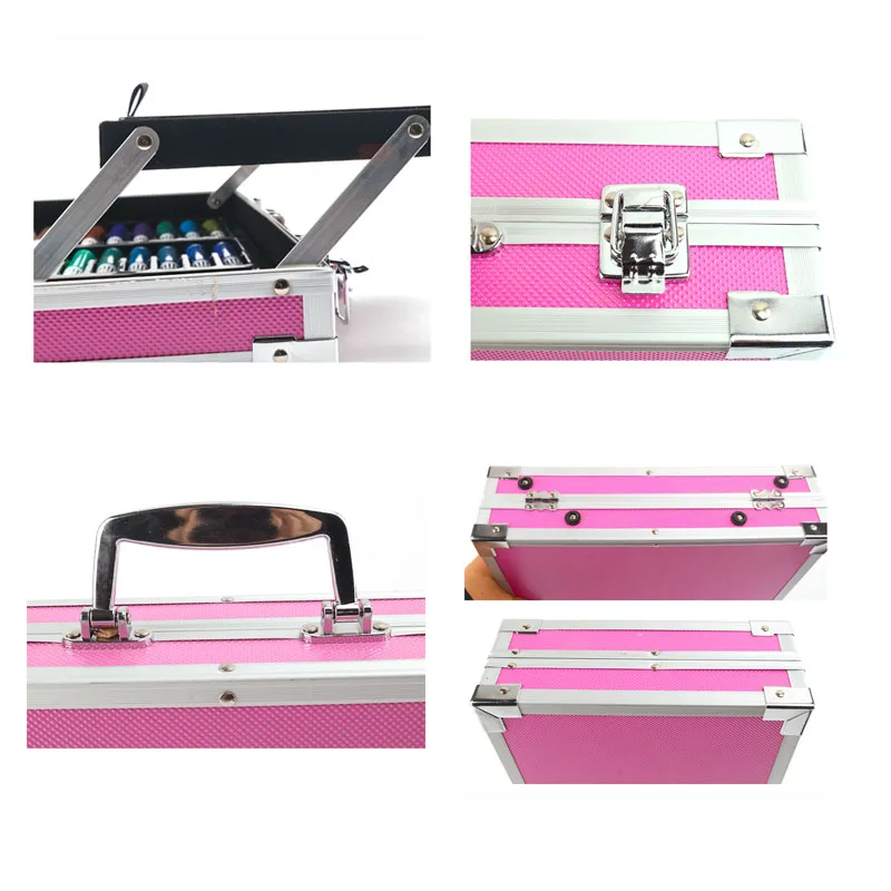 145PCS Aluminium Alloy BOX Packing DIY Art Stationery Set Painting Kit Colour Supplies Kids Drawing