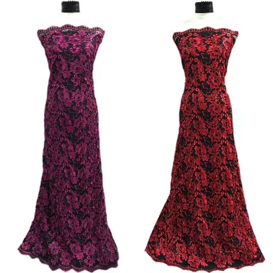 Wholesale Bulk 2021 Bridal White Dubai African 100% Nylon Swiss Voile Eyelet Lace Fabric