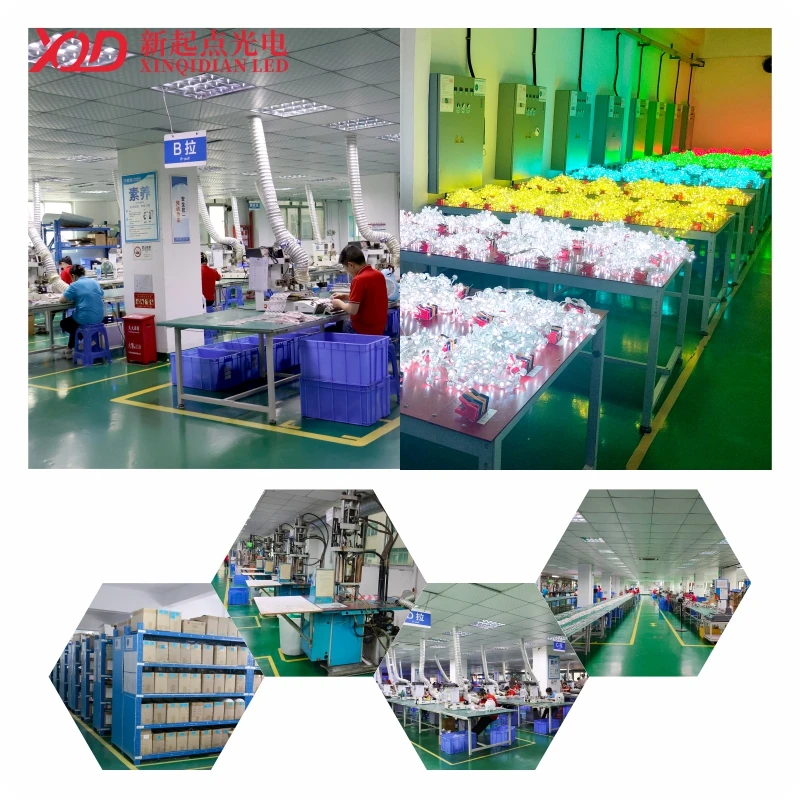 Outdoor LED Screens by XQD - P31.25 Large Flexible RGB WS2811 SPI 50x100 Mesh Custom Size Pixel Screens Exceptional Quality