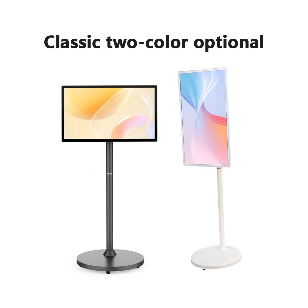 24 Inch Battery-Powered Android OS Smart TV with Touch Screen for Gym Gaming & Indoor Home Use Digital TV Advertising Equipment