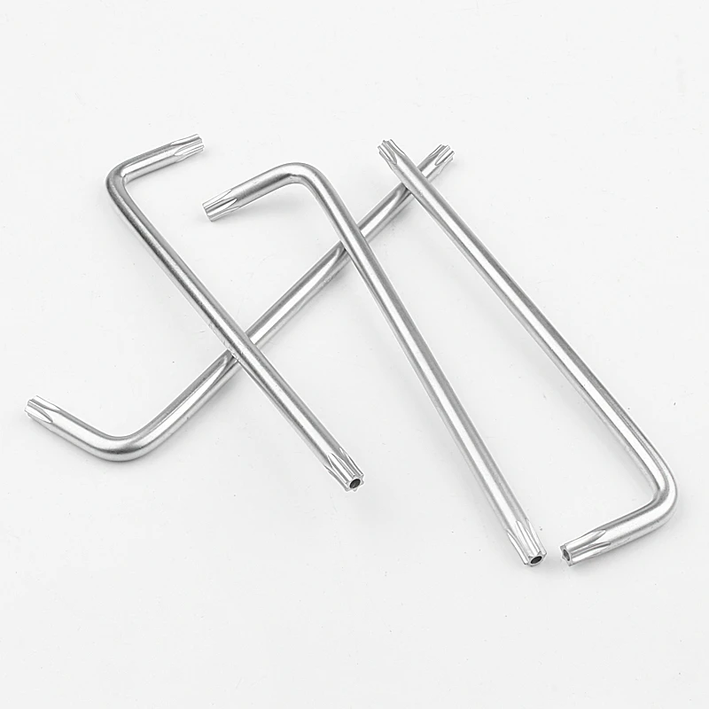 Double-ended Star Hex Allen Key Torx Key Plum L Type Socket Torque Wrench Plum Blossom Star Hollow Anti-theft Wrench