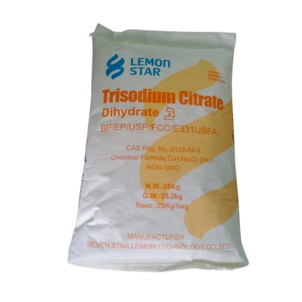 Bulk sale Trisodium citrate dihydrate food grade Sodium citrate