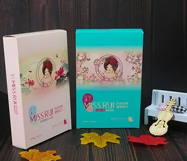 Fancy Custom Coated Paper Skincare Packaging Box for Facial Cream Custom Printing with Logo for Gift Use