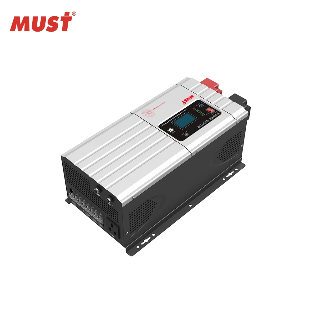 Must 1000w 1500w 2000w 2500w 3000w ups 12v 24v 220v power inverter with charger