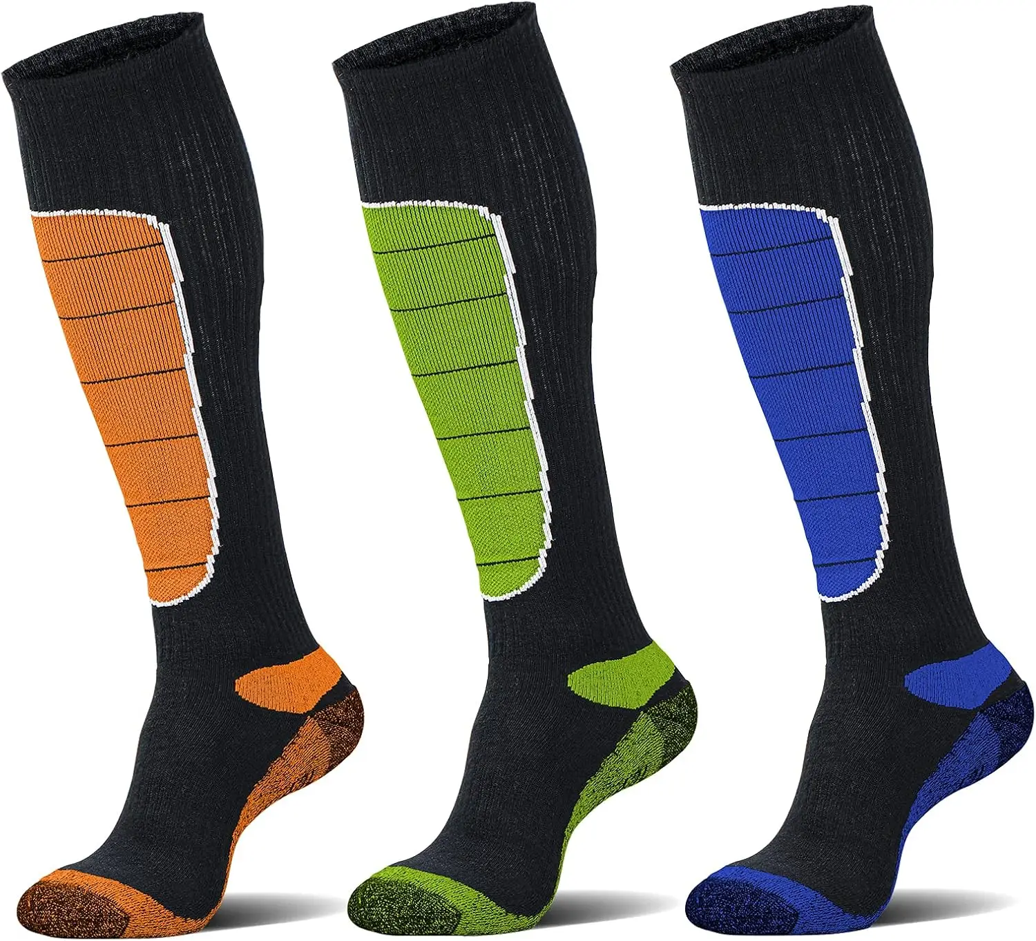 Men Merino Wool Ski Socks Thermal Knee High Warm Winter Sock For Snowboarding