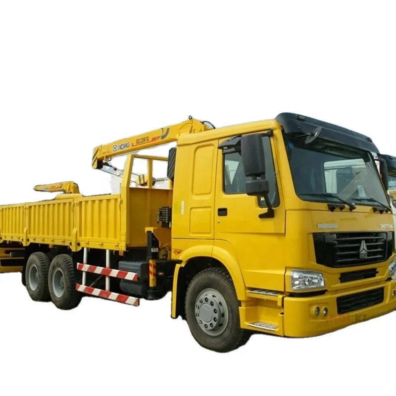 Подержанный кран Sinotruk Howo 6x4 10 12ton на